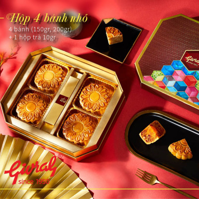 Hộp Bánh Trung Thu Givral Tết Đoàn Viên 8 (150gr)