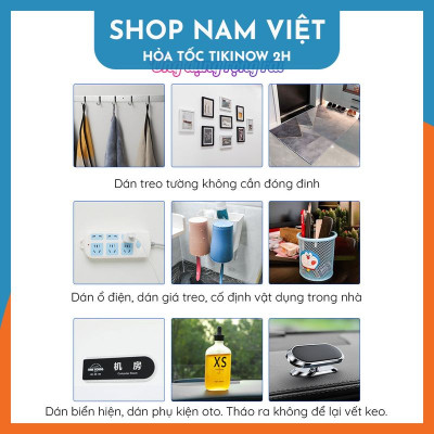 Tấm Keo Trong Nano Đa Năng - Miếng Keo 2 Mặt Siêu Dính