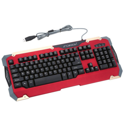 Bàn phím giả cơ chơi game chuyên nghiệp có dây FOREV USB , 19 phím thiết kế chống mờ, có đèn nền cho máy tính xách tay PC