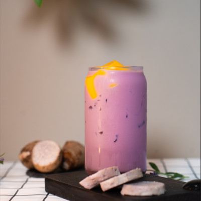 Combo 2 Túi Bột trà sữa vị khoai môn + truyền thống 3in1 Déli - 1kg pha chế trà sữa tiện lợi, nhanh chóng