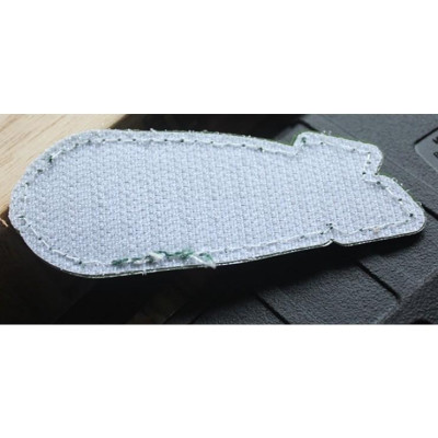 Patch_miếng dán velcro PVC cá mập BOM_chiến thuật