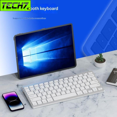 Bộ Bàn phím không dây mini K19 - đa kết nối bluetooth 5.0 + 3.0 + Usb wireless 2.4G hàng nhập khẩu