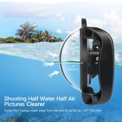 Hộp đựng máy ảnh SHOOT cầm tay 6 inch có cổng vòm chống thấm nước