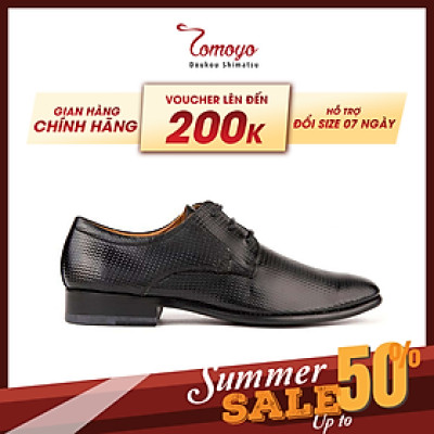 Giày Tây Nam Derby TOMOYO Vân Sóng TMN10701
