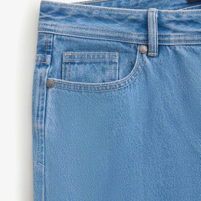 Quần jean nam ROUTINE form Straight màu Xanh ( form suông) 10F24DPA038 | ROUTINE CÀ MAU