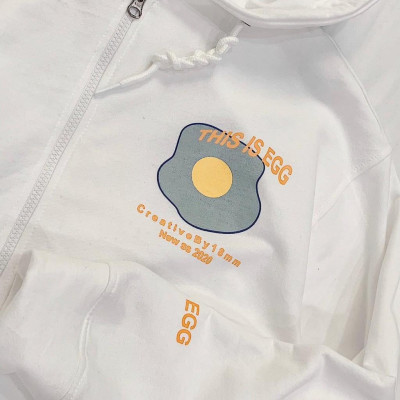 Áo Khoác Hoodie Nỉ Ngoại EGG 2 Màu ( kèm ảnh thật )