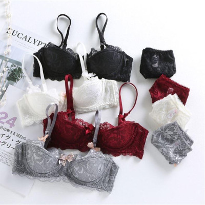 Bộ Đồ Lót Ren Mềm Có Gọng Đệm Mỏng Cup Ngang Sang Chảnh Hàng Loại Cao Cấp ( B391)