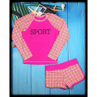 - Bộ đồ bơi nữ tay dài từ 40-60kg- Đồ bơi bé gái- Đồ bơi tay dài không sợ lạnh và tự tin-Hương Nhiên