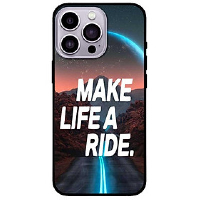 Ốp lưng cho IPhone 12 - 12 Pro - 12 Pro Max - 13 Mini - 13 - 13 Pro - 13 Pro Max - Make Life Trăng Xanh - Hàng Chính Hãng