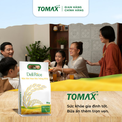 Combo mix 2 túi 5kg gạo ST25 và Đài Thơm TOMAX - tơi xốp, dẻo thơm, thượng hạng