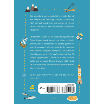 Sách - Quý Cô Lagom - 7 Khía Cạnh Cuộc Sống Mà Tôi Học Được Từ Phụ Nữ Thụy Điển - AZ Việt Nam