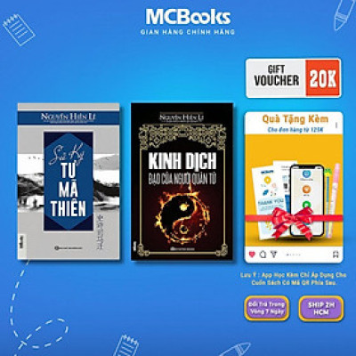 Sách - Sử Kí Tư Mã Thiên + Kinh Dịch Đạo Của Người Quân Tử - Combo 2 Cuốn - MCBooks