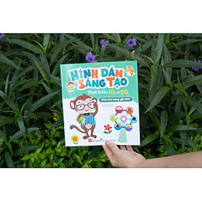 Sách - Combo (6 tập): Hình dán sáng tạo phát triển IQ và EQ cho bé 3-6 tuổi - Đinh Tị Books