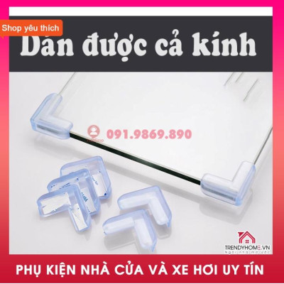 BỊT GÓC CẠNH BÀN SILICON AN TOÀN CHO TRẺ EM VÀ NGƯỜI GIÀ CHỐNG VA CHẠM HIỆU QUẢ CHẤT LIỆU THÂN THIỆN GIÁ RẺ UY TÍN