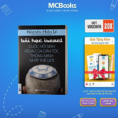 Sách - Bài Học Israel Cuộc Hồi Sinh Vĩ Đại Của Dân Tộc Thông Minh Nhất Thế Giới - MCBooks