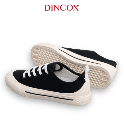 Giày Sneaker Vải Nữ DINCOX C20 Nữ Tính Sang Trọng Black