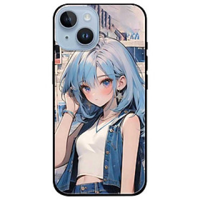 Ốp lưng dành cho Iphone 14 - 14 Plus - 14 Pro - 14 Pro Max - Anime Cô Gái Áo Jean - Hàng Chính Hãng
