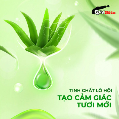 Gel bôi trơn hậu môn tinh chất lô hội - Shell Supermen Aloe Vera - Chai 90ml