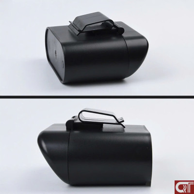 Thùng rác mini có nắp, hộp đựng rác có chốt cài treo thành cửa treo lưng ghế ô tô, xe hơi