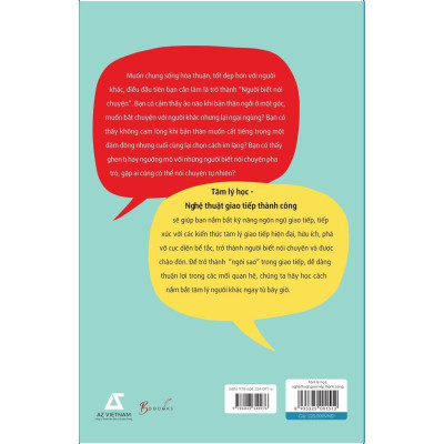 Sách - Tâm Lý Học Nghệ thuật Giao tiếp Thành Công - Lưu Diễm Hoa - AZ Việt Nam