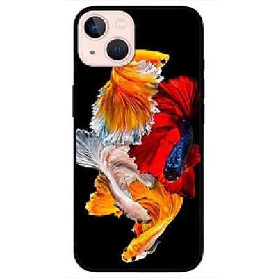 Ốp lưng dành cho Iphone 13 Mini - Iphone 13 - Iphone 13 Pro -  Iphone 13 Pro Max - Cá Betta Vàng Đỏ