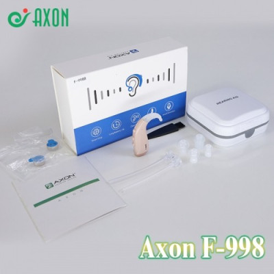 Máy trợ thính không dây mini Axon F-998 - có bộ lọc tiếng ồn hiện đại - Tặng kèm hộp đựng