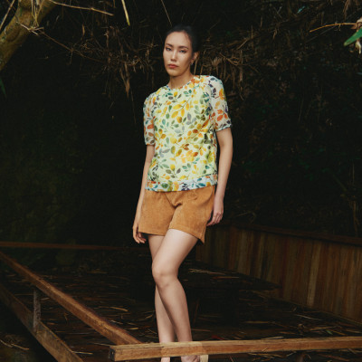 Áo Tay Phồng Diệp TOP230 thời trang thiết kế Hity