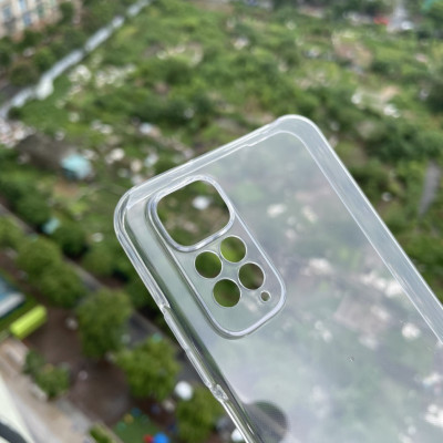 Ốp lưng silicon cho Xiaomi Redmi Note 11 dẻo Gor Bảo vệ camera trong suốt Hàng nhập khẩu