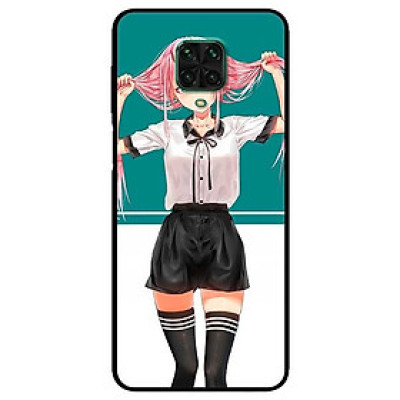 Ốp lưng dành cho Xiaomi Xiaomi Redmi 9s - 9 Pro - 9 Promax mẫu Cô Gái Anime Tóc Hồng