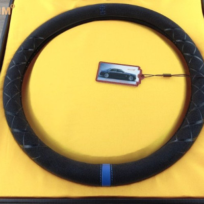 Bọc vô lăng cao cấp Macsim mã 8858 màu đen + xanh blue