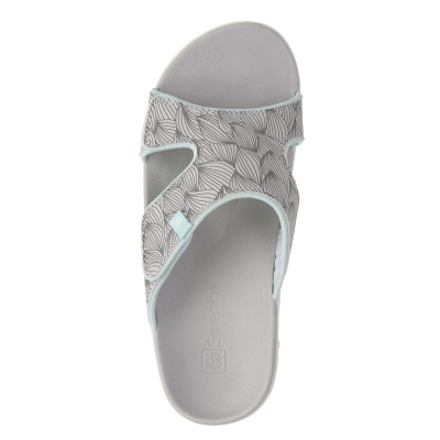 Dép quai ngang sức khỏe nữ Spenco Kholo Wave Grey - ôm vòm chân, giảm đau cổ chân, gối, lưng