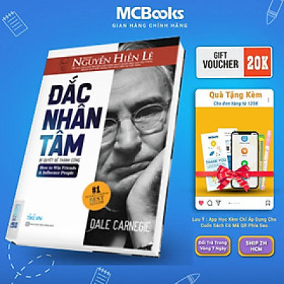 Sách - Đắc Nhân Tâm - Dale Carnegie - MCBooks