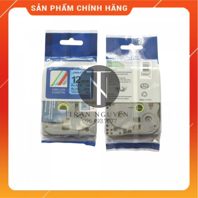 Nhãn In đa lớp Tz2-531 - Đen nền Dương 12mm x 8m - Hàng nhập khẩu