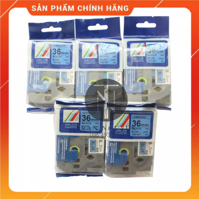 Nhãn In Brother Tz2-561 - Đen nền Dương 36mm x 8m - Hàng nhập khẩu