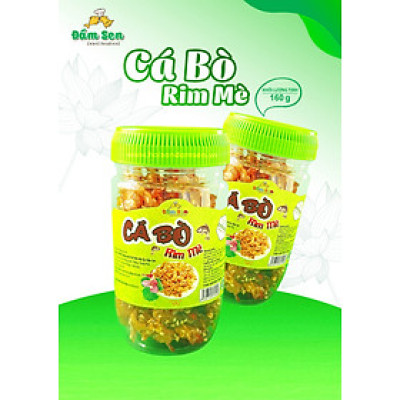 Đặc Sản Bình Thuận  - [Ocop] Cá Bò Rim Mè Đầm Sen - 160G - Ocop 3 Sao