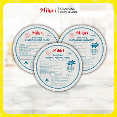 Bộ 6 Bánh Tráng Mỏng Mikiri Không Nhúng Nước 26 lá và 30 lá đường kính 16cm - 22cm