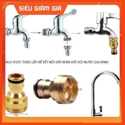 Bộ dây vòi xịt nước rửa xe, tưới cây . tăng áp 3 lần, loại 3m, 5m 206701 đầu đồng,cút,nối nhựa+ tặng đai