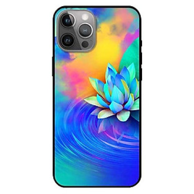 Ốp lưng dành cho Iphone 12 Mini - Iphone 12 - Iphone 12 Pro - 12 Pro Max - mẫu Sen Xanh Vàng