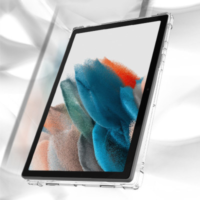 Ốp Lưng Chống Sốc Cho Samsung Tab A8 10.5 inch X200/X205 Dẻo Silicon Trong Suốt, Có Gờ Bảo Vệ Camera - Hàng chính hãng