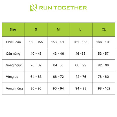 Áo Thể Thao Nam Nữ Tay Ngắn Chính Hãng Run Together Thoáng Khí Thấm Hút Mồ Hôi