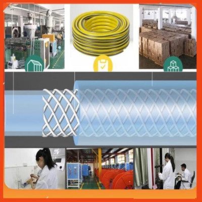 Bộ dây vòi xịt nước rửa xe, tưới cây . tăng áp 3 lần, loại 3m, 5m 206587 cút sập,nối nhựa vàng+ tặng mở chai