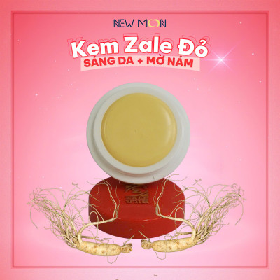 Kem Zale Đỏ 6G - trắng da, mờ nám - Bộ 04 HỦ