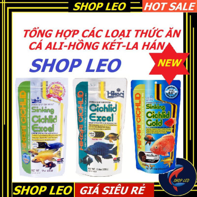 Thức ăn cá ali Hikari Cichlid Cichlid Excel - Cám cá ali giàu dinh dưỡng - Thức ăn ali