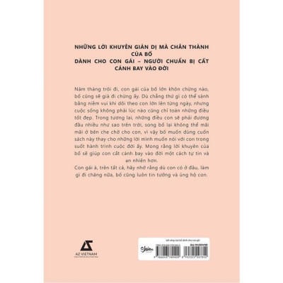 Sách - Lời Vàng Của Bố Dành Cho Con Gái - AZ Việt Nam