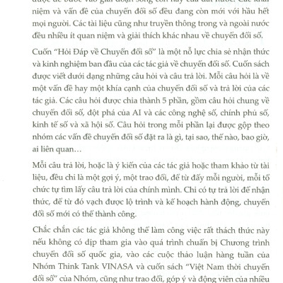 Hỏi Đáp Về Chuyển Đổi Số (Bộ sách căn bản về Chuyển đổi số)