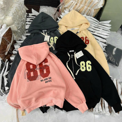 Áo khoát nỉ nữ 86 Form Rộng Chất Nỉ Dày Tay Bồng cực chất mẫu mới-A2066