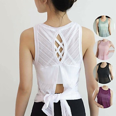 Áo Tank Top Nữ  Siêu Mát Vạt Xéo Co Giãn Tốt ( Có thể mặc 2 kiểu )
