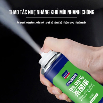 Chai Xịt Khử Mùi Khử Khuẩn KC 99,98% - Nội Thất Điều Hòa Ô Tô, Phòng Ngủ Tự Động Hàng Cao Cấp, ĐÈN TRANG TRÍ , ĐỒNG HỒ TREO TƯỜNG