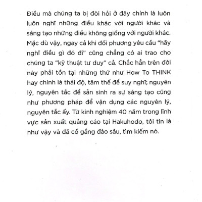 Sáng Tạo Sâu Thâu Ý Tưởng