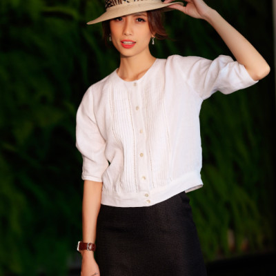 Áo Croptop Linen Jax TOP188 Thời trang thiết kế Hity